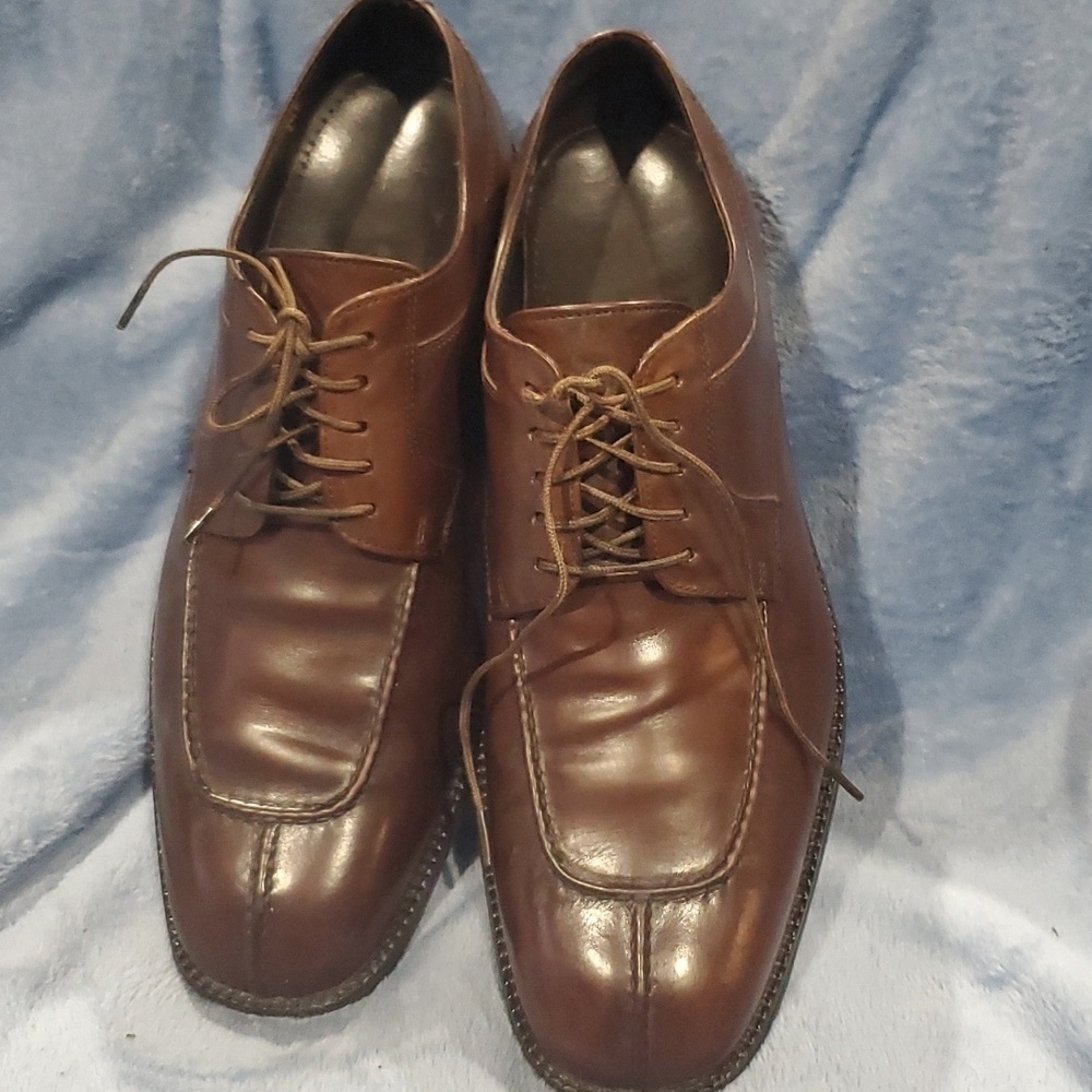 Cole Haan city chocolate brown leather lace up oxford